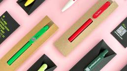 Penne con QR-code e cartoncino personalizzato abbinato